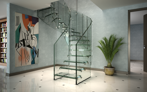 All Glass Stairs Siller Stairs,Beautiful Bathroom Designs For Small Spaces